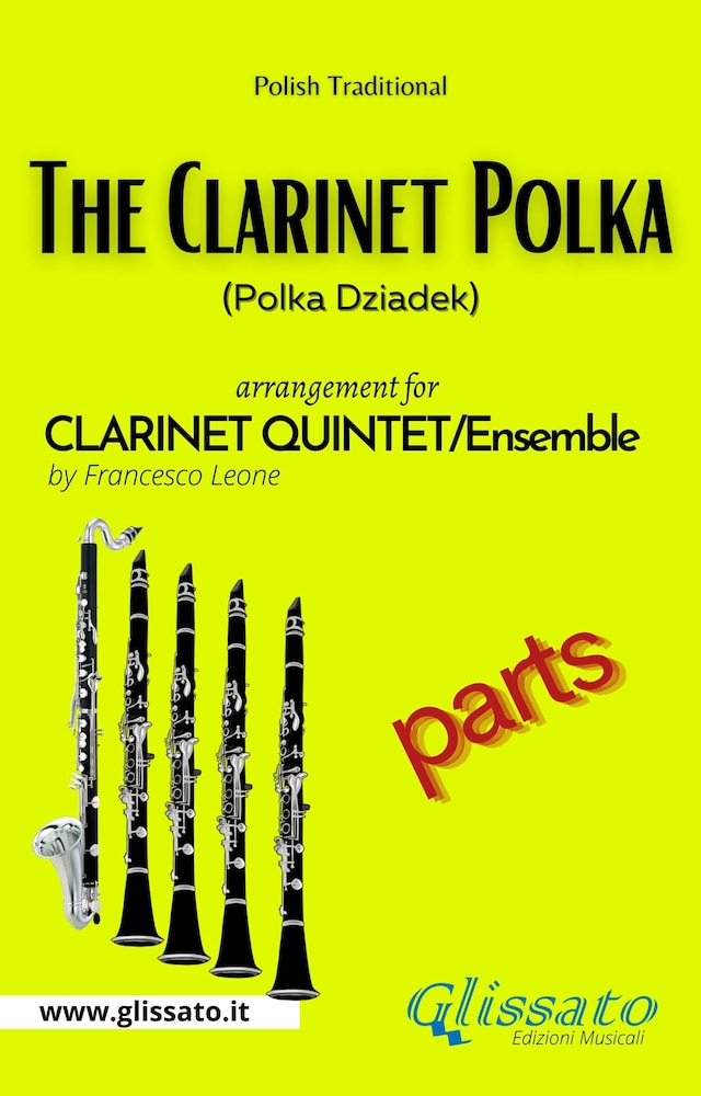 Book cover for The Clarinet Polka - Clarinet Quintet/Ensemble (parts)