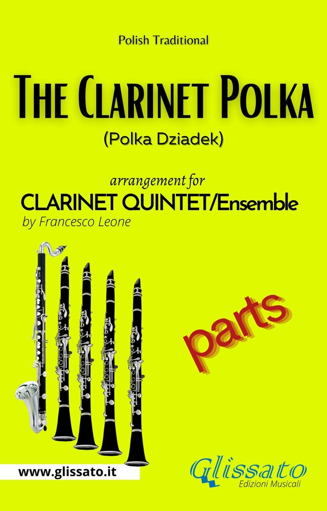 Book cover for The Clarinet Polka - Clarinet Quintet/Ensemble (parts)