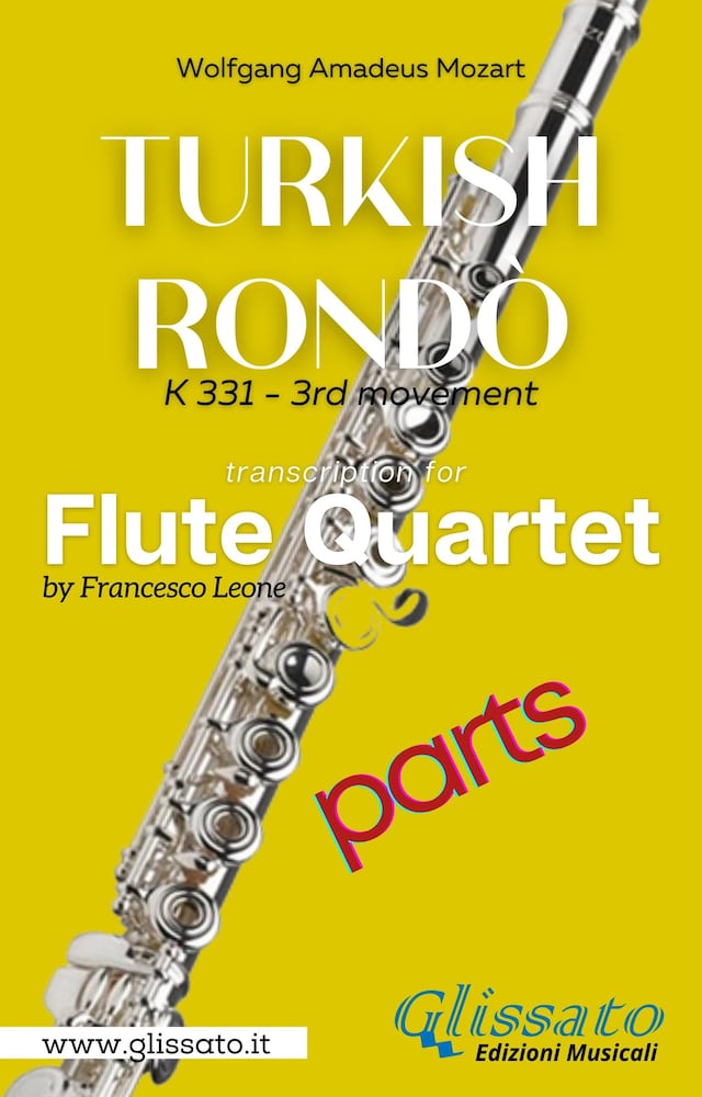 Kirjankansi teokselle Turkish Rondò - Flute Quartet (parts)