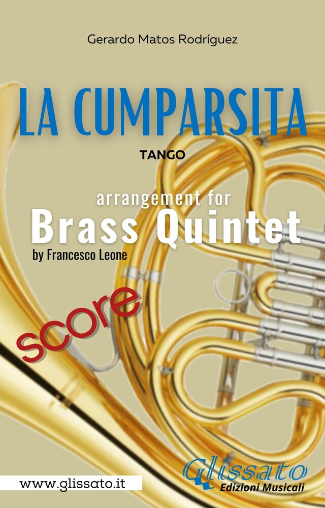 Couverture de livre pour La Cumparsita - Brass Quintet (score)