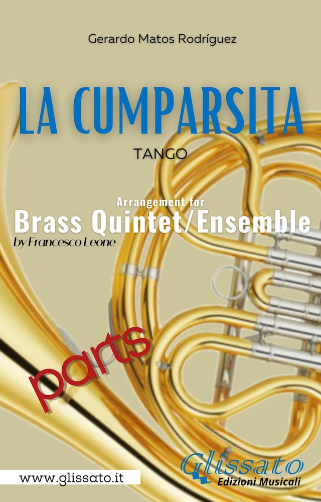 Copertina del libro per La Cumparsita - Brass Quintet (parts)