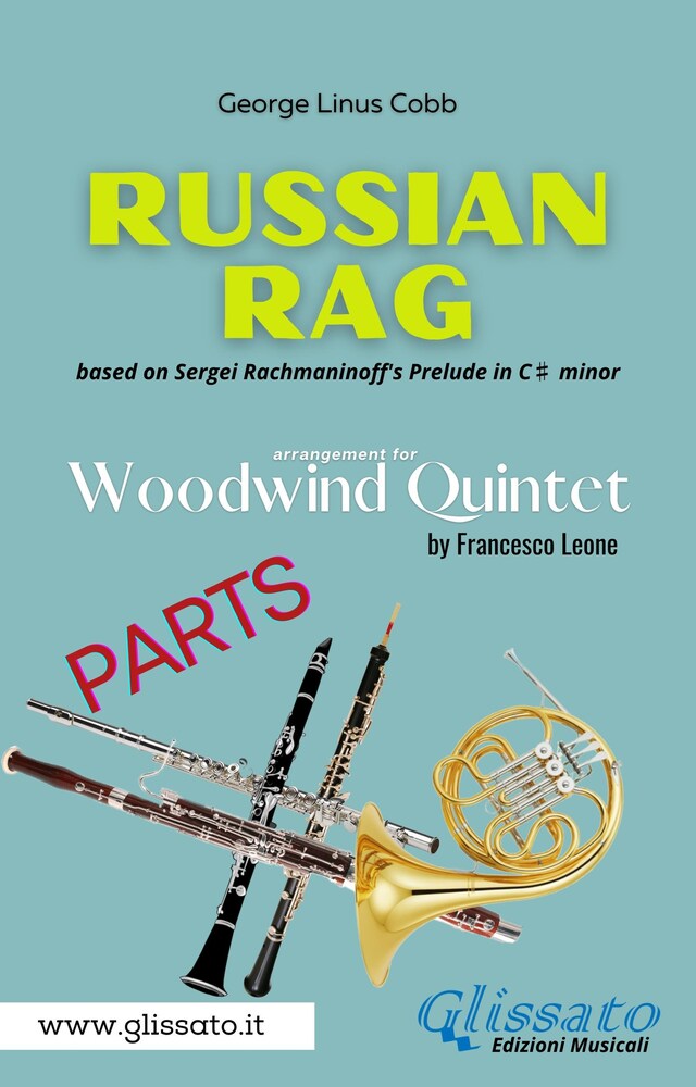 Bokomslag for Russian Rag - Woodwind Quintet (parts)