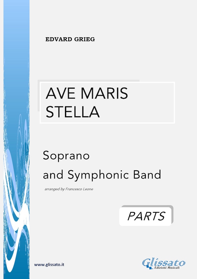 Copertina del libro per Ave Maris Stella -  Soprano and Symphonic Band (parts)