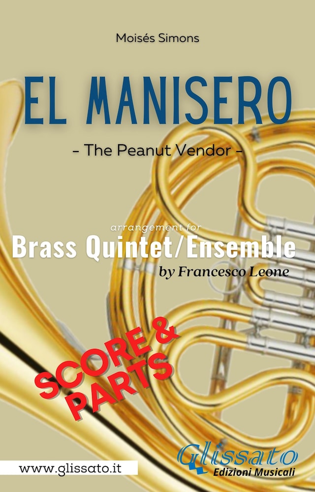 Book cover for El Manisero - Brass Quintet/Ensemble (score & parts)