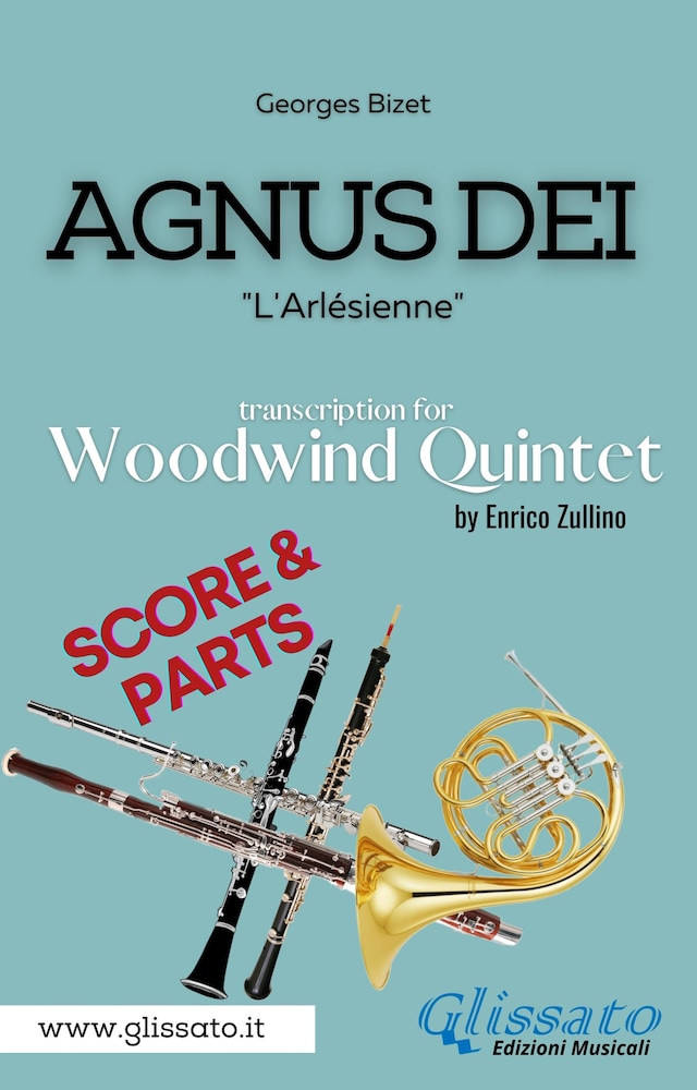 Book cover for Agnus Dei - Woodwind Quintet (score & parts)