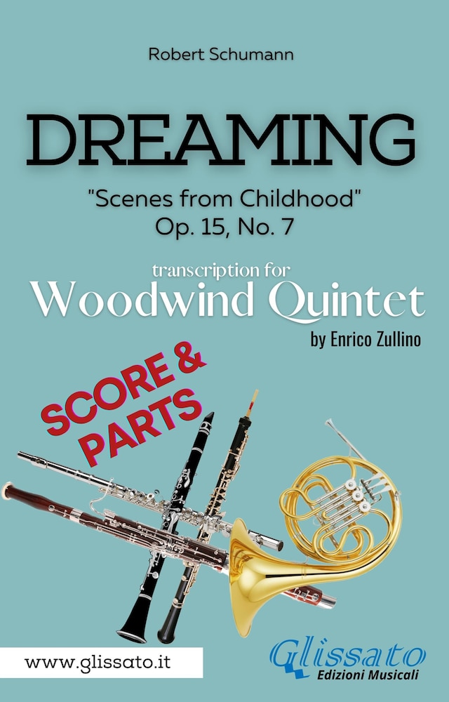 Boekomslag van Dreaming - Woodwind Quintet (score & parts)