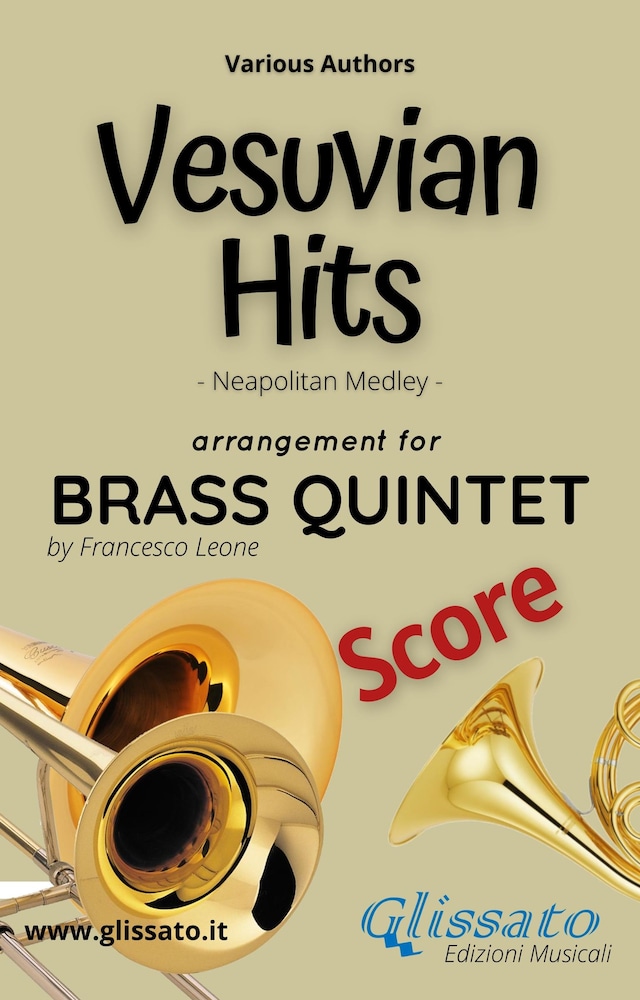 Kirjankansi teokselle Vesuvian Hits Medley - Brass Quintet (score)
