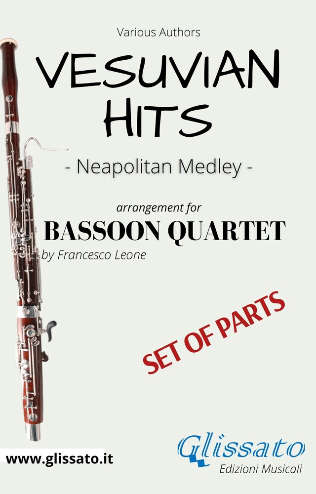 Bokomslag för Vesuvian Hits Medley - Bassoon Quartet (parts)