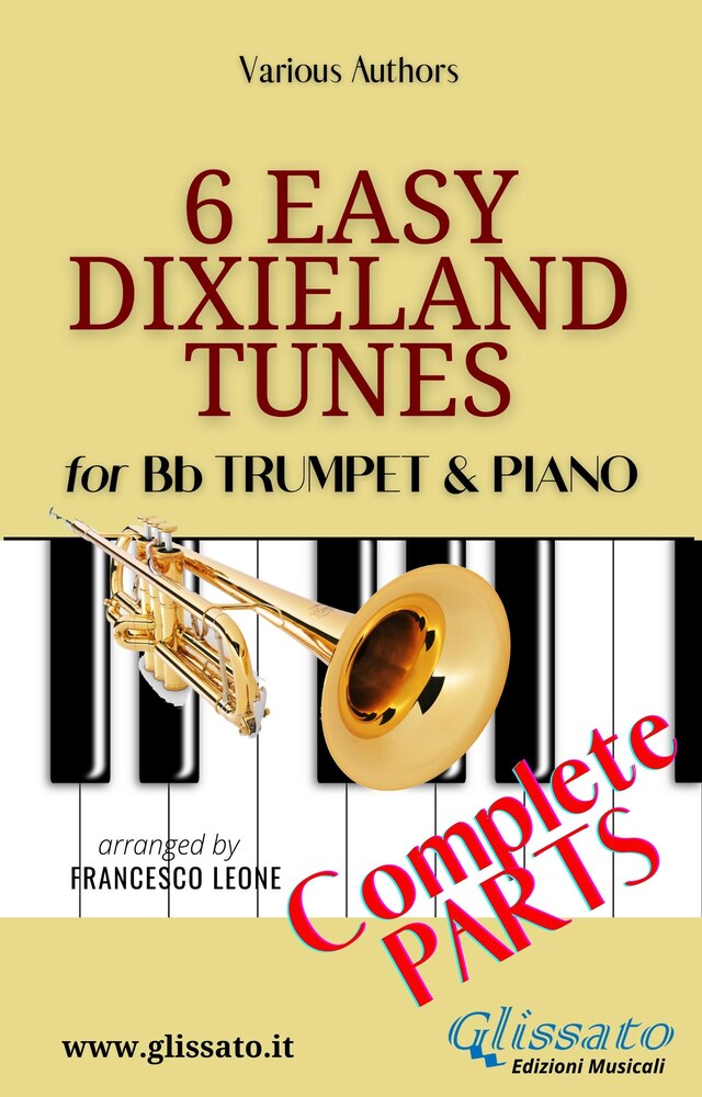 Book cover for 6 Easy Dixieland Tunes - Trumpet & Piano (complete)