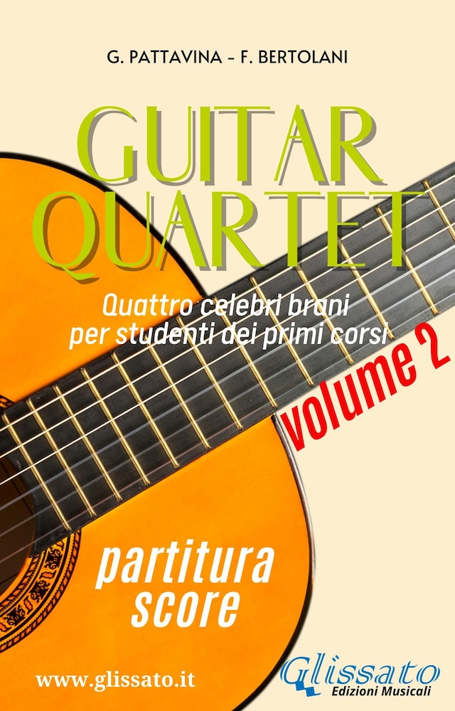 Buchcover für Guitar Quartet vol.2 - partitura
