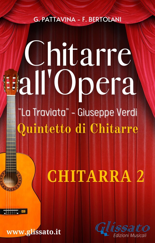 Kirjankansi teokselle "Chitarre all'Opera" - Chitarra 2