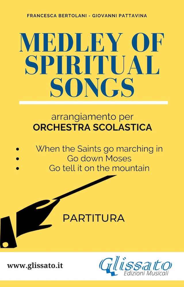 Buchcover für Medley of spiritual songs - partitura smim