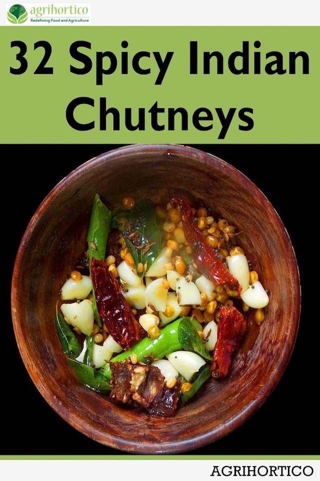 Book cover for 32 Spicy Indian Chutneys