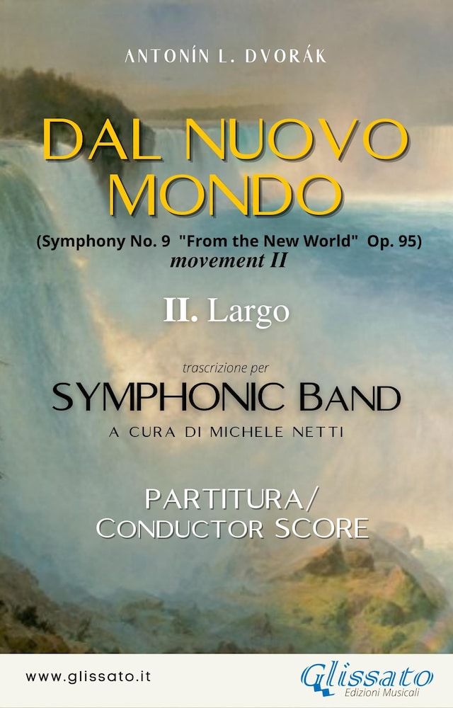 Book cover for II. Mov. "From the New World" - Symphonic Band (score)