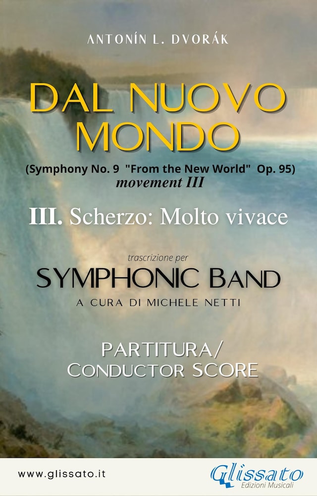 Book cover for III. Mov. "From the New World" - Symphonic Band (score)