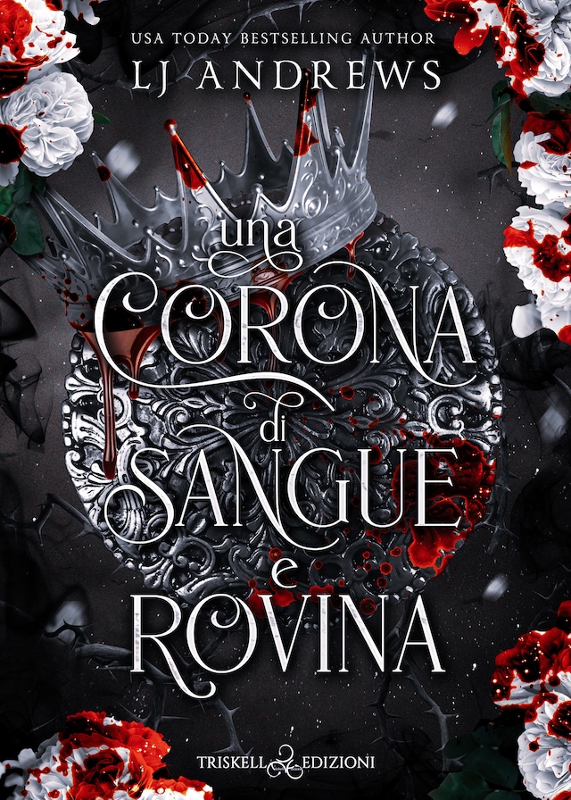 Book cover for Una corona di sangue e rovina