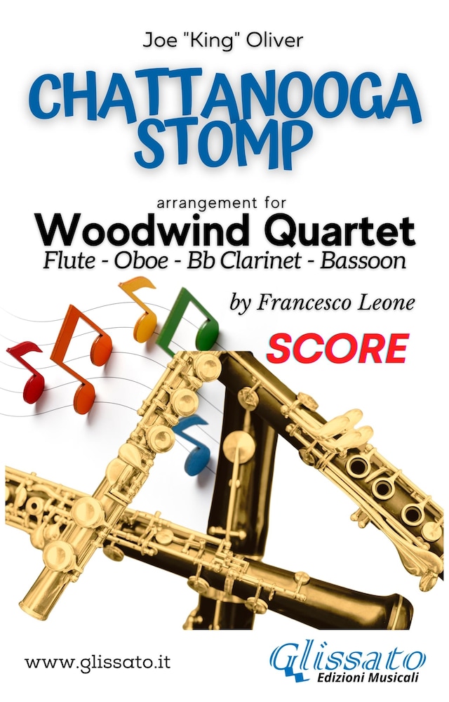 Kirjankansi teokselle Woodwind Quartet sheet music: Chattanooga Stomp (score)