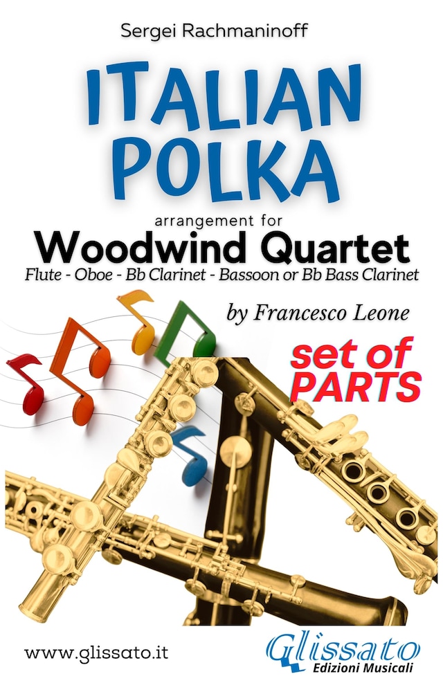 Book cover for Italian Polka - Woodwind Quartet (parts)