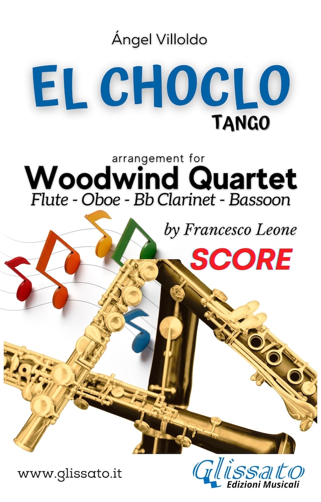 Copertina del libro per El Choclo - Woodwind Quartet (score)