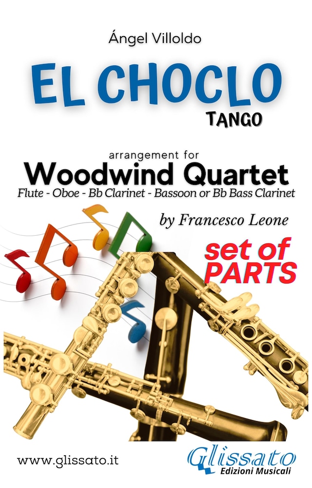 Boekomslag van El Choclo - Woodwind Quartet (parts)