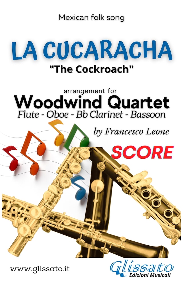 La Cucaracha - Woodwind Quartet (score)