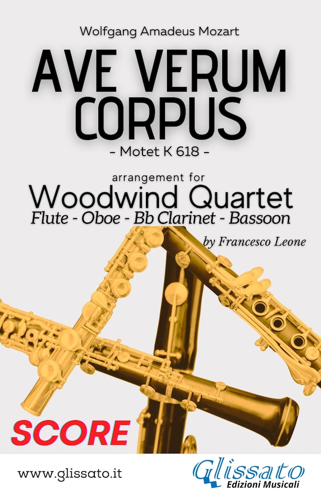 Buchcover für Ave Verum - Woodwind Quartet (score)