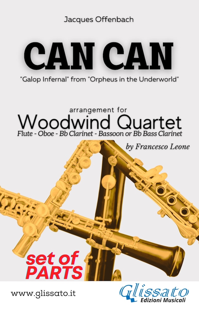 Book cover for Can Can - Woodwind Quartet (parts)