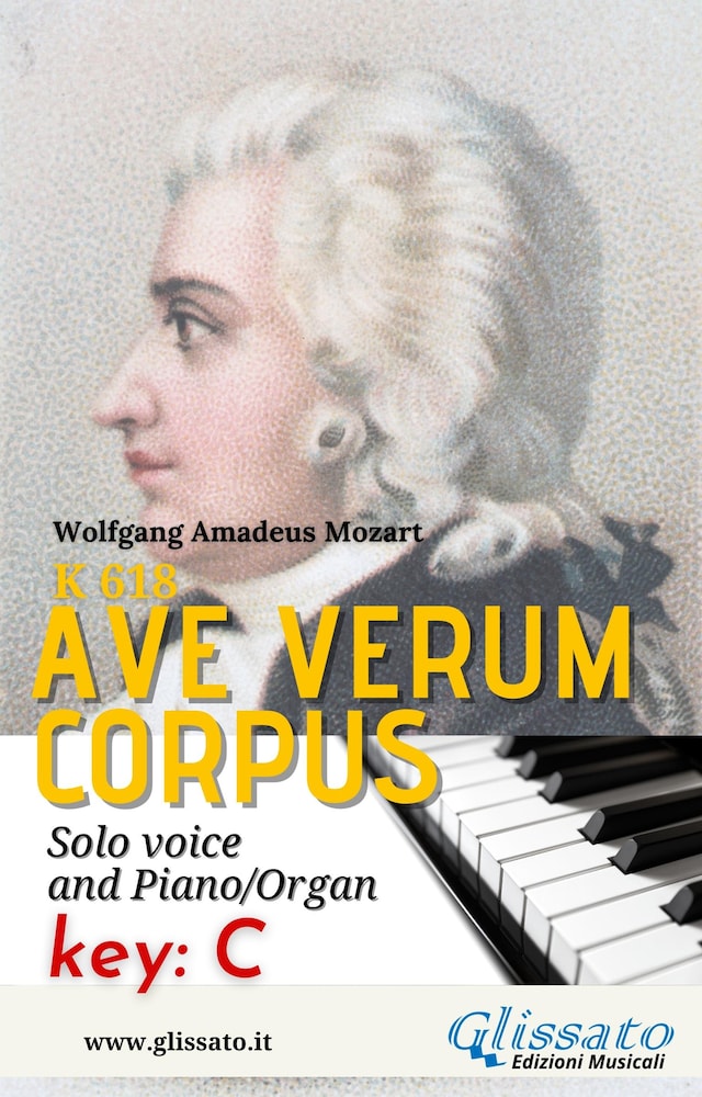 Portada de libro para Ave Verum - Solo voice and Piano/Organ (in C)