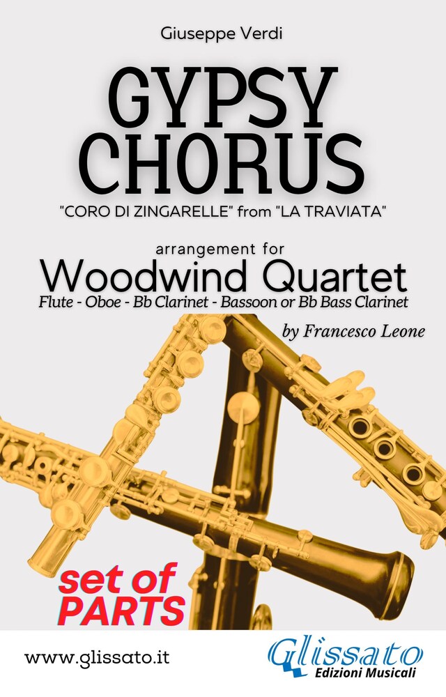 Couverture de livre pour Gypsy Chorus - Woodwind Quartet (parts)