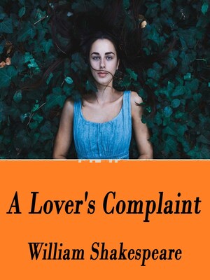A Lover's Complaint bookCoverFor