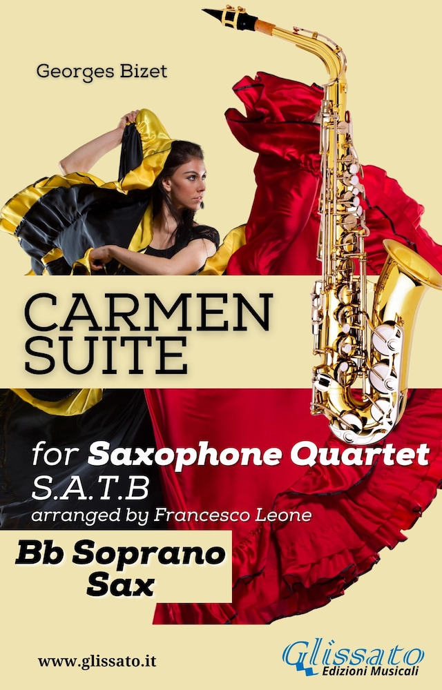 Buchcover für "Carmen" Suite for Sax Quartet (Bb Soprano Sax)