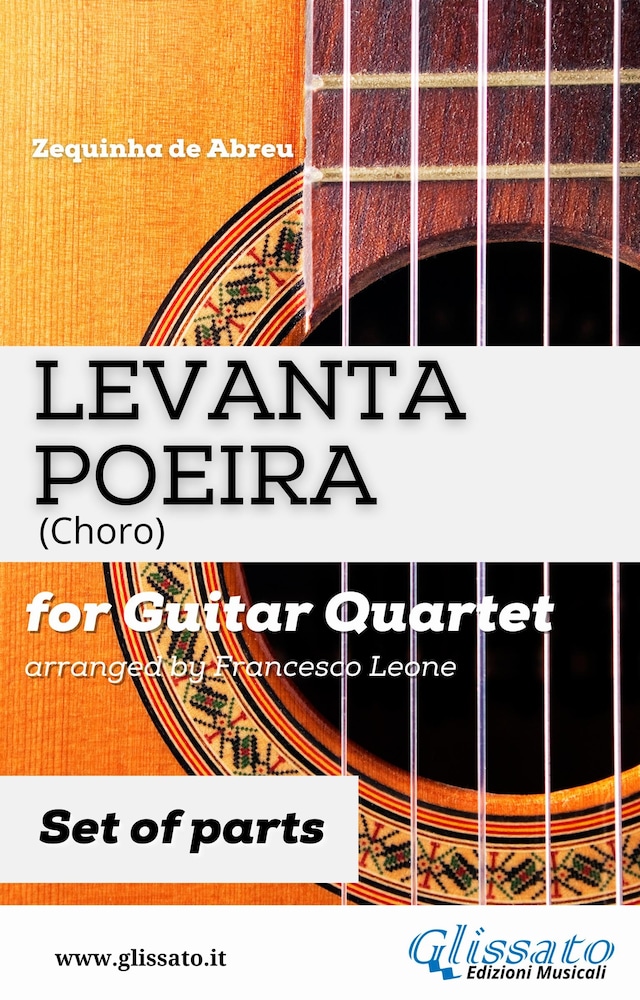 Kirjankansi teokselle Levanta Poeira - Guitar Quartet (PARTS)