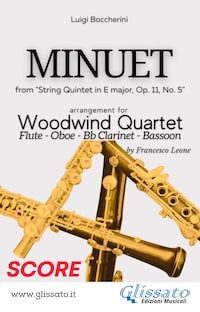 Minuet - Woodwind Quartet (SCORE)