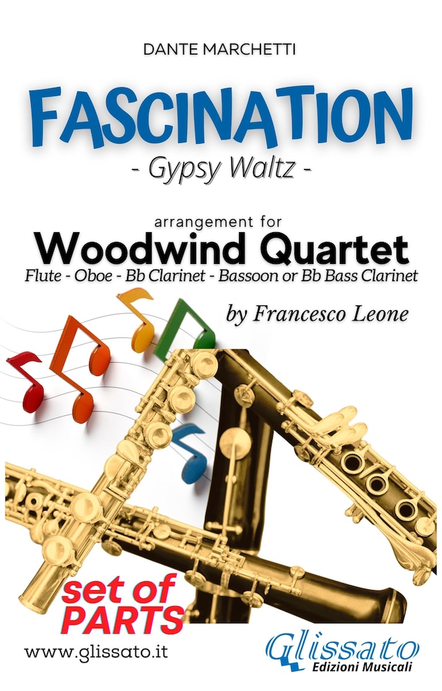 Book cover for Fascination - Woodwind Quartet (PARTS)