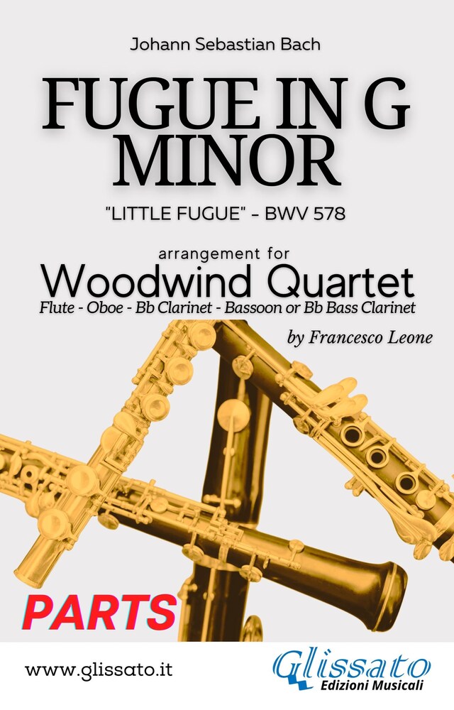 Boekomslag van (Parts) Little Fugue - Woodwind Quartet