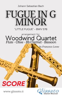 (Score) Little Fugue - Woodwind Quartet