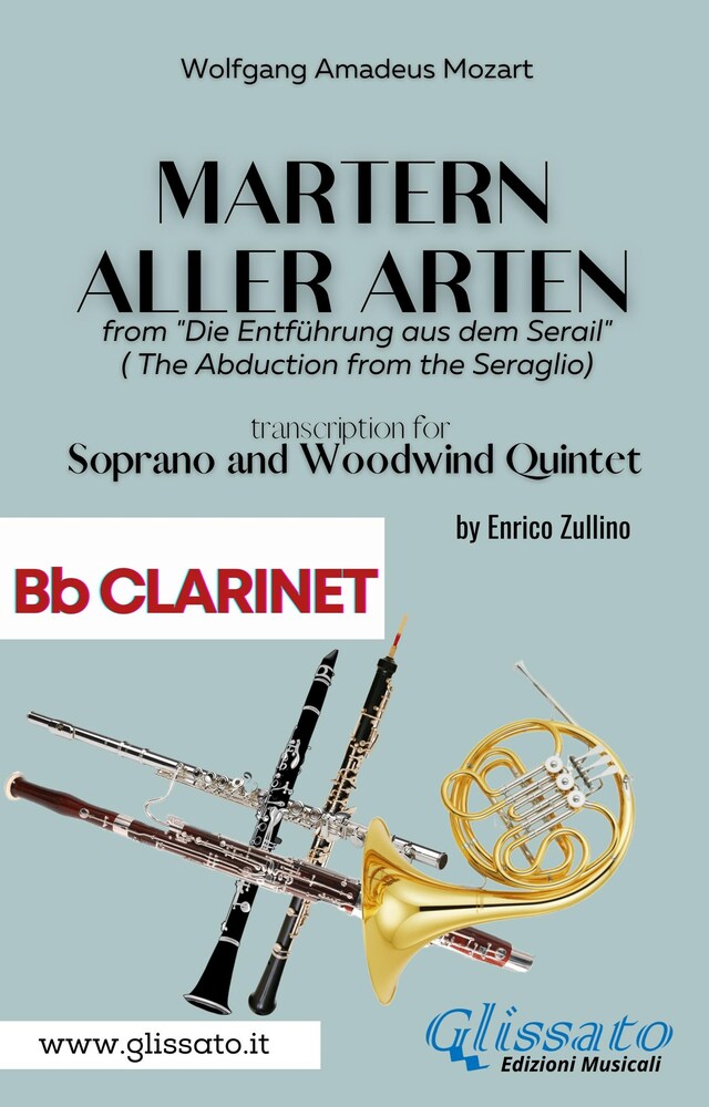 Book cover for Martern aller Arten - Soprano and Woodwind Quintet (Bb Clarinet)