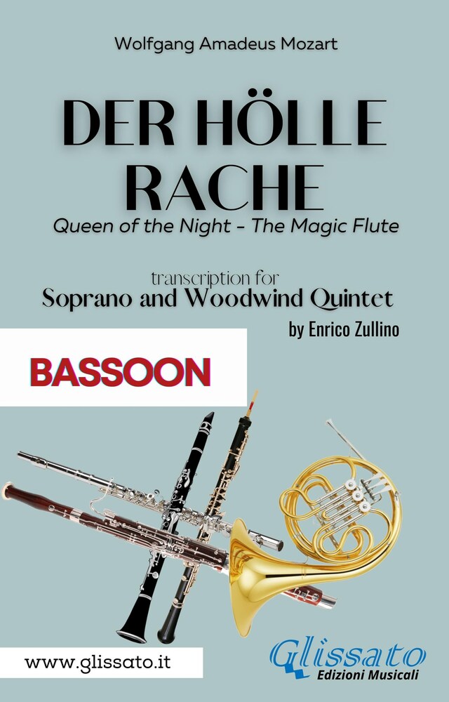 Book cover for Der Holle Rache - Soprano and Woodwind Quintet (Bassoon)