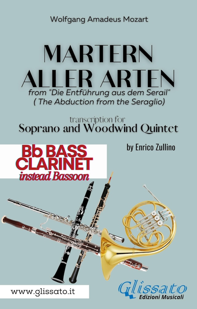 Book cover for Martern aller Arten - Soprano and Woodwind Quintet (Bb Bass Clarinet)