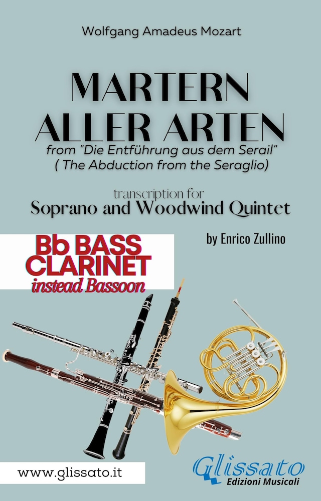 Bokomslag for Martern aller Arten - Soprano and Woodwind Quintet (Bb Bass Clarinet)