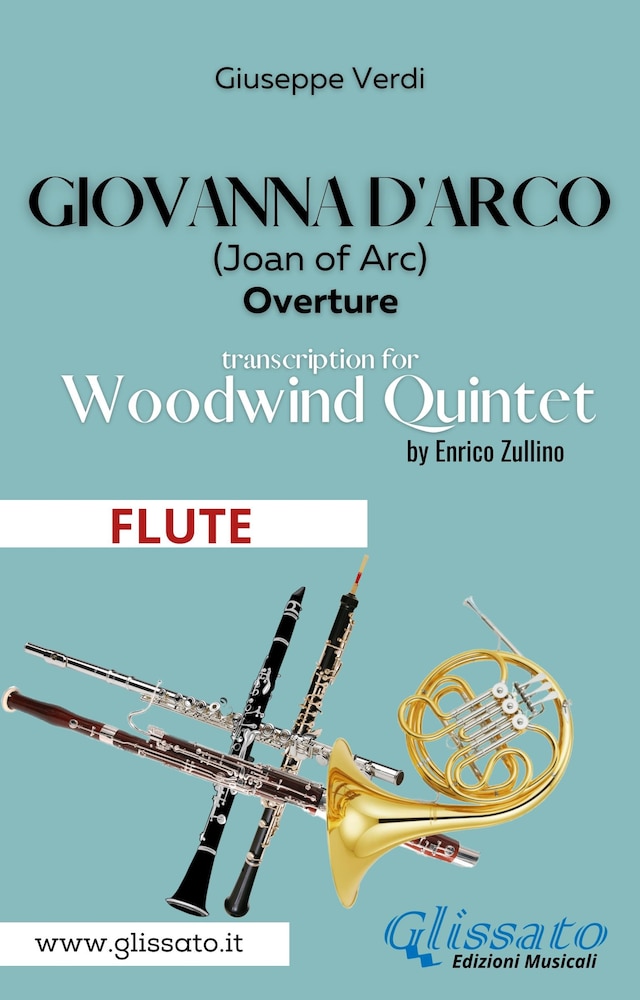 Boekomslag van Giovanna d'Arco - Woodwind Quintet (FLUTE)