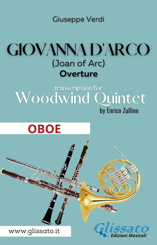 Book cover for Giovanna d'Arco - Woodwind Quintet (OBOE)