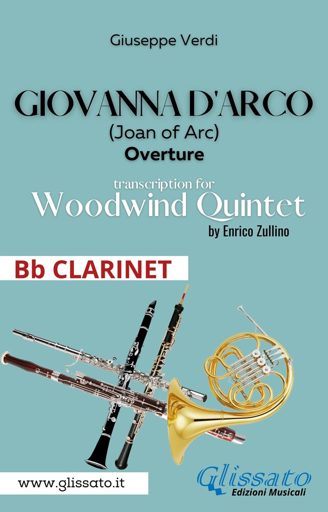 Boekomslag van Giovanna d'Arco - Woodwind Quintet (Bb CLARINET)