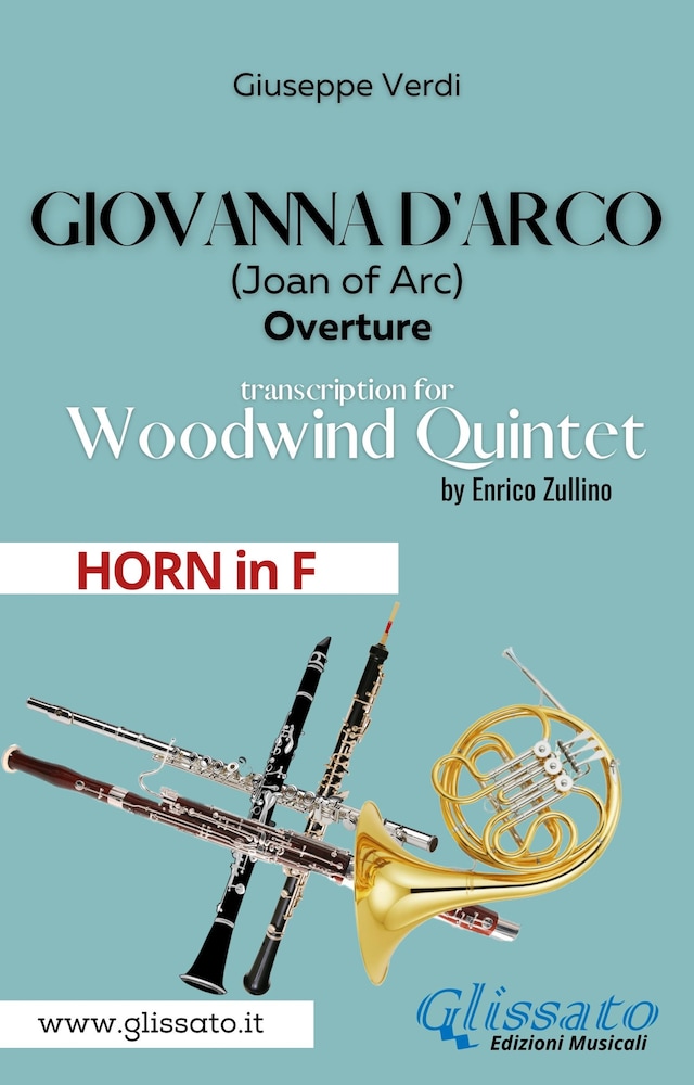 Boekomslag van Giovanna d'Arco - Woodwind Quintet (HORN in F)