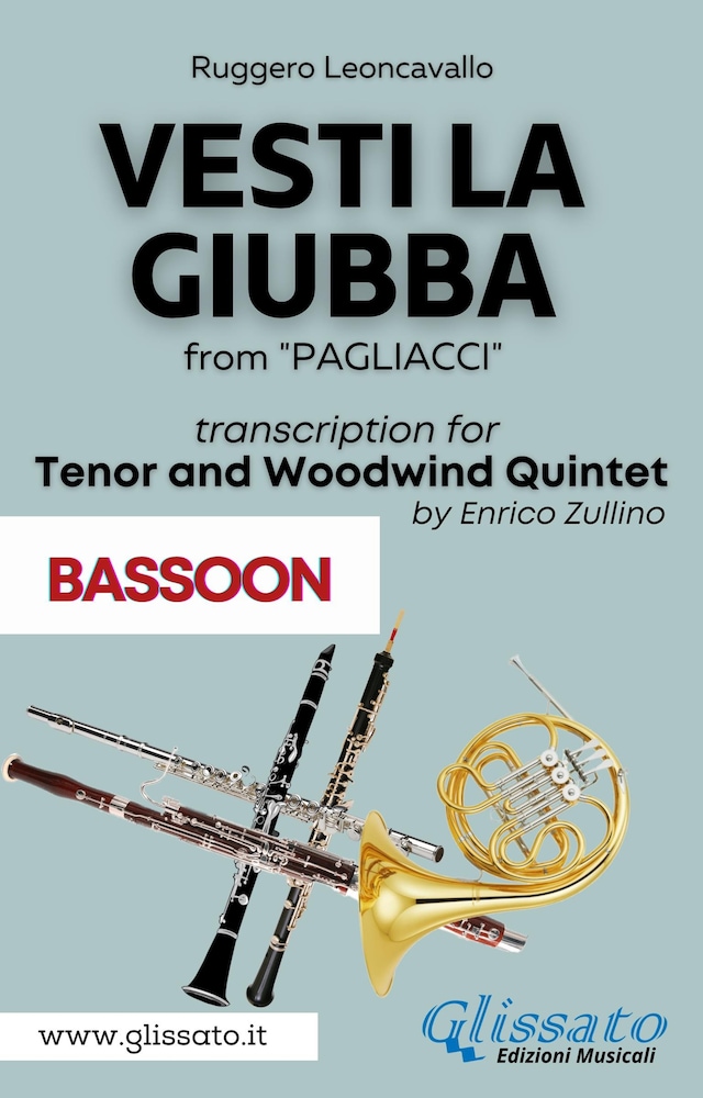 Book cover for (Bassoon part) Vesti la giubba - Tenor & Woodwind Quintet