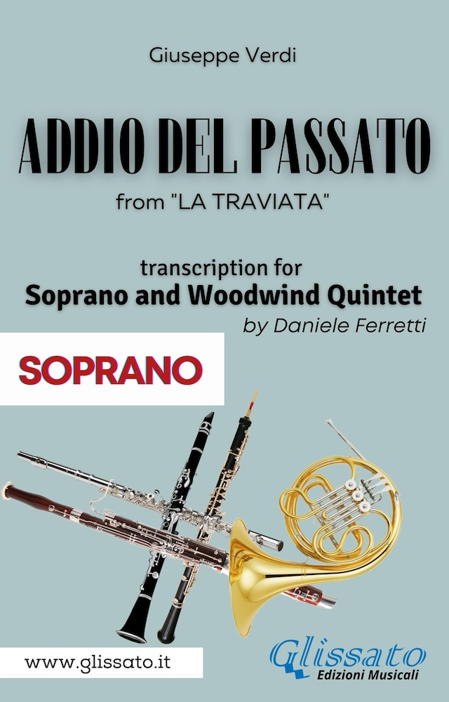 Kirjankansi teokselle (Soprano) Addio del passato - Soprano & Woodwind Quintet