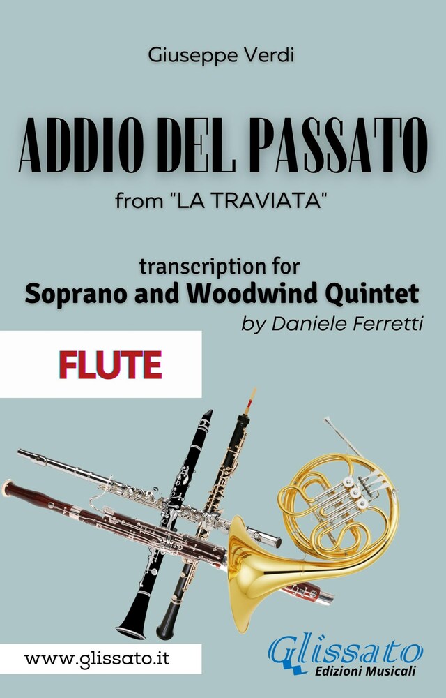 Portada de libro para (Flute) Addio del passato - Soprano & Woodwind Quintet