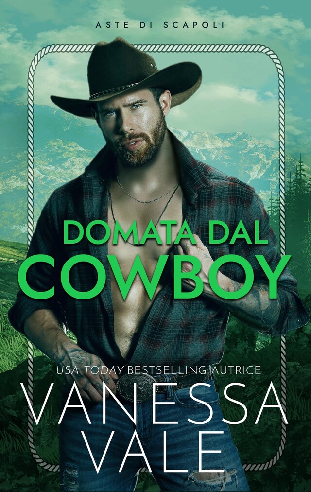 Book cover for Domata dal cowboy