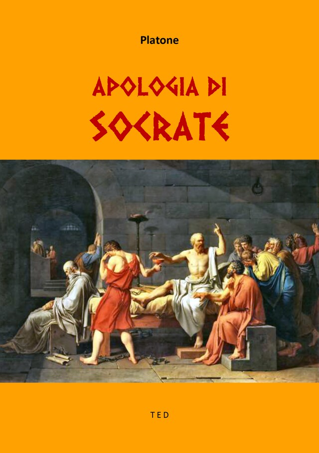 Kirjankansi teokselle Apologia di Socrate