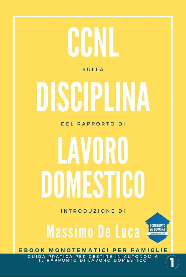 Book cover for CCNL sulla disciplina del Rapporto di Lavoro Domestico - 2022